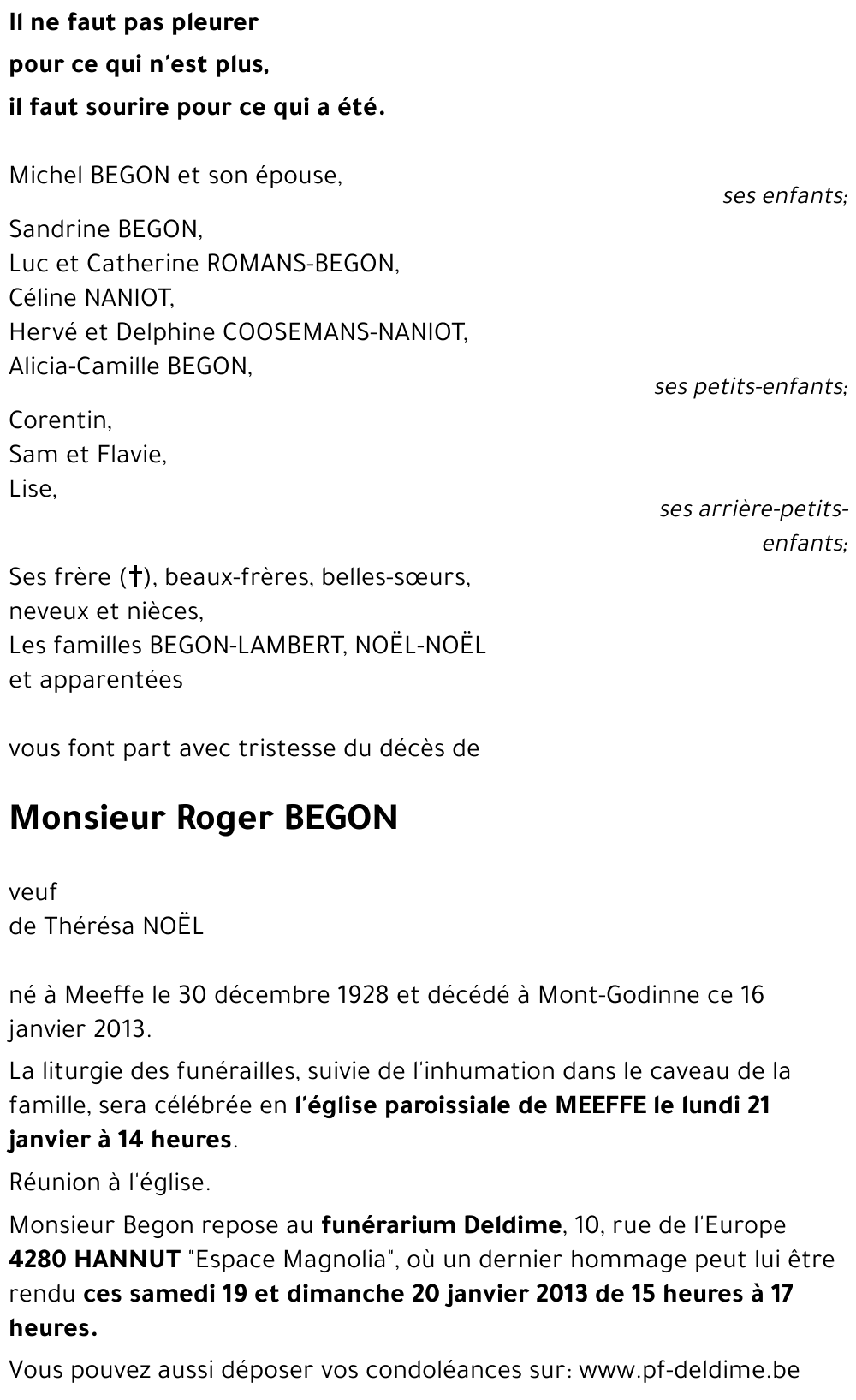 Roger BEGON