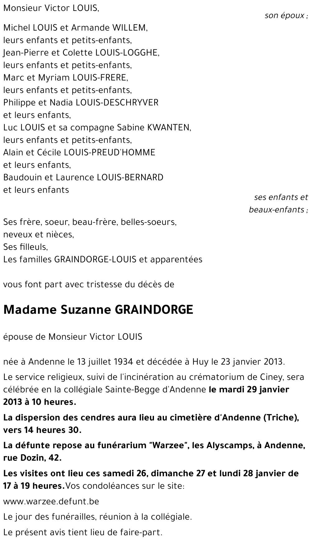 Suzanne GRAINDORGE