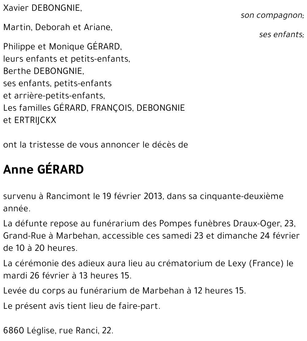 Anne Gérard