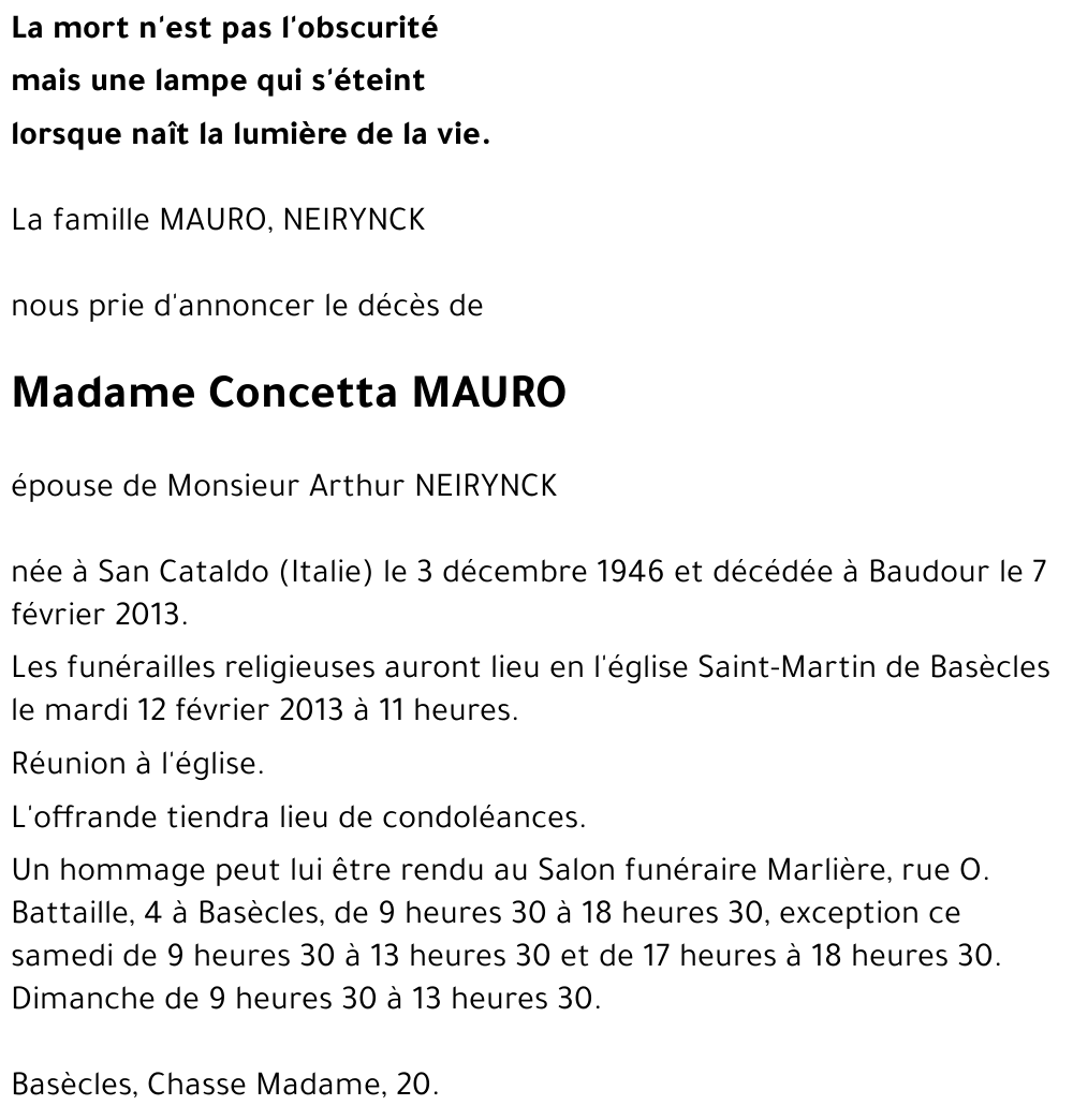 Concetta MAURO