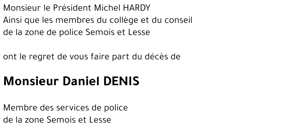 Daniel DENIS