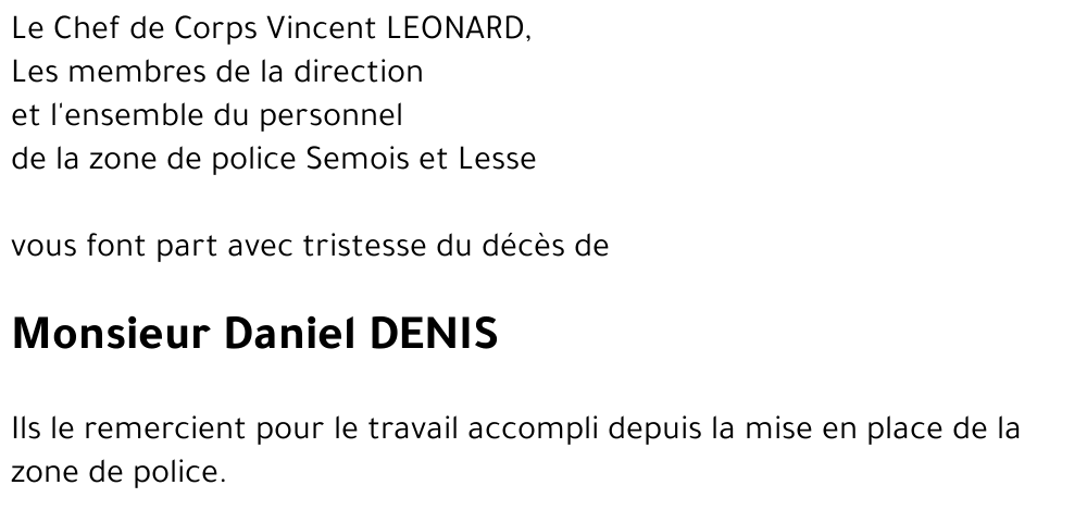 Daniel DENIS