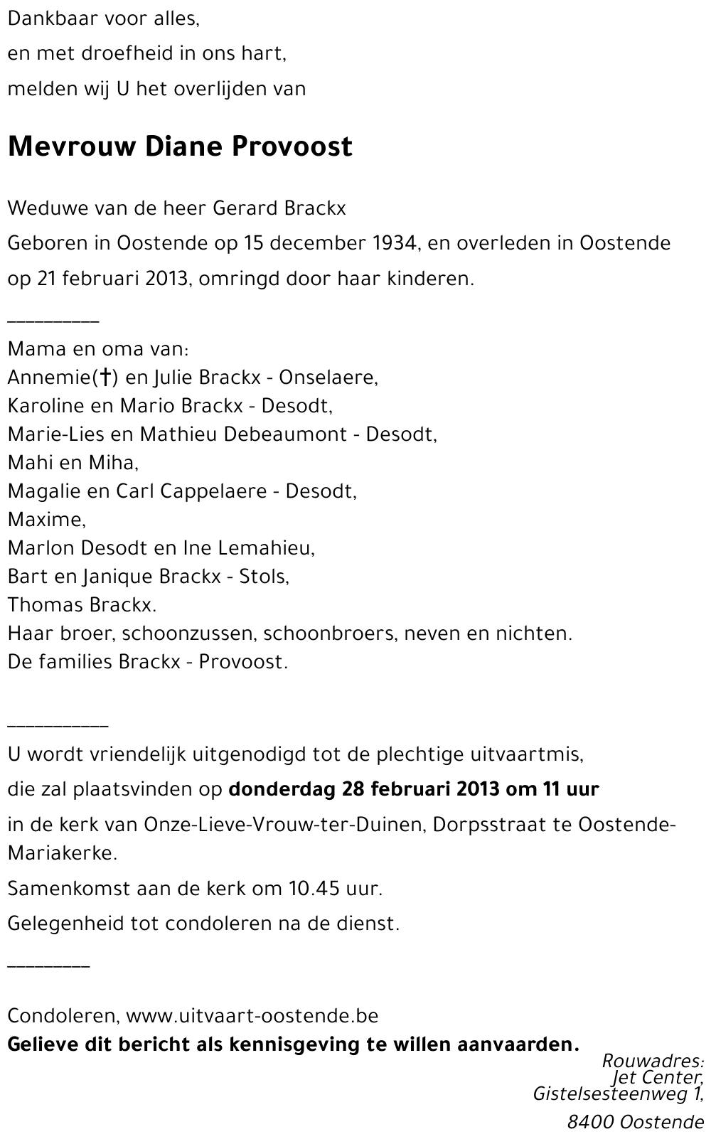 Diane Provoost