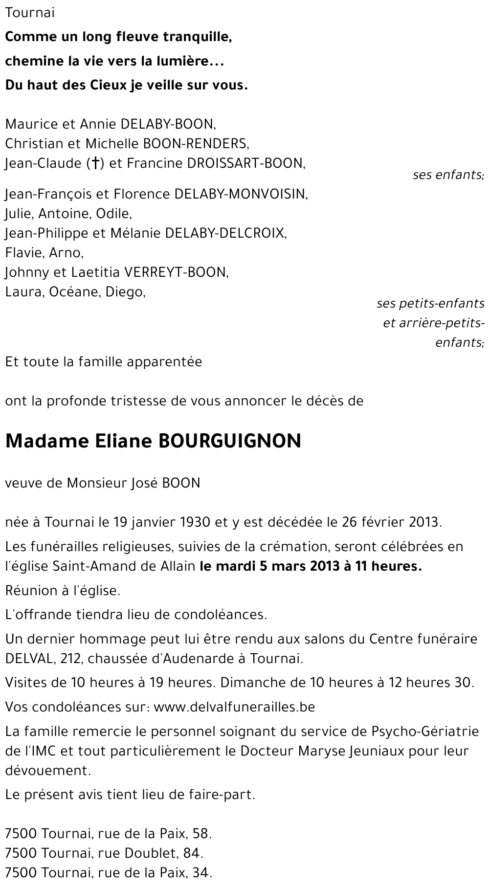 Eliane BOURGUIGNON