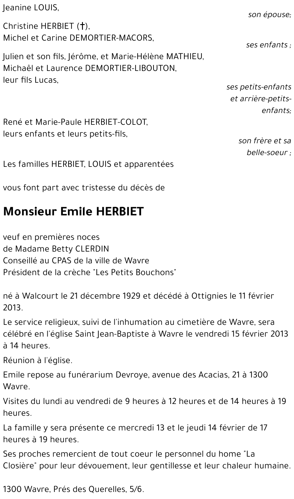 Emile HERBIET