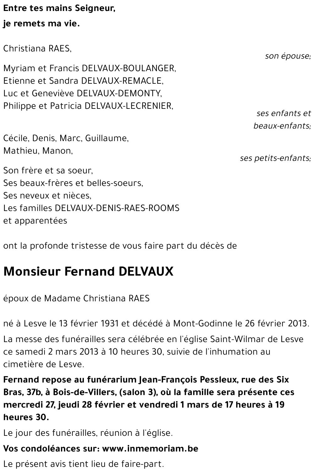 Fernand DELVAUX