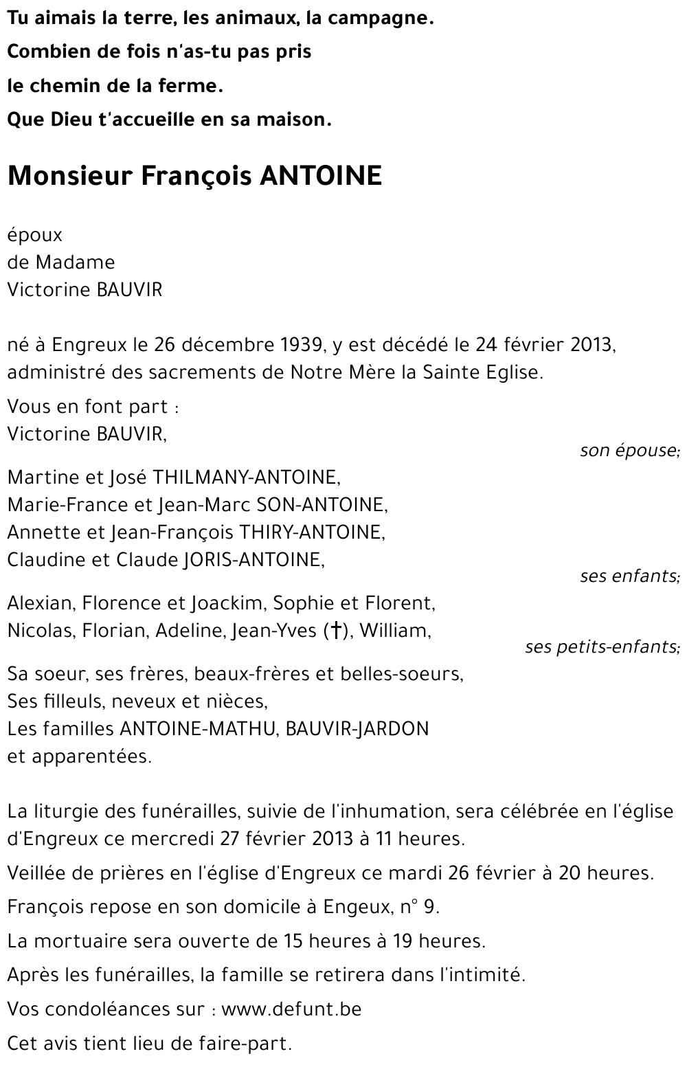 François ANTOINE