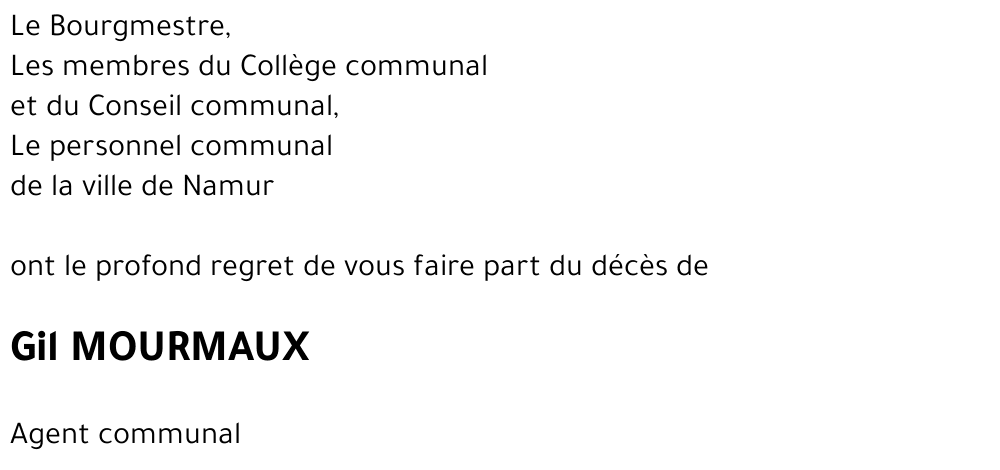 Gil MOURMAUX