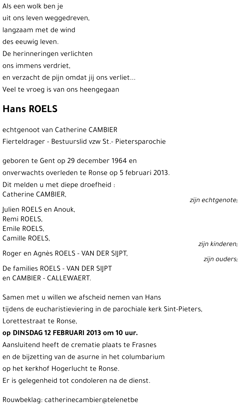 Hans ROELS