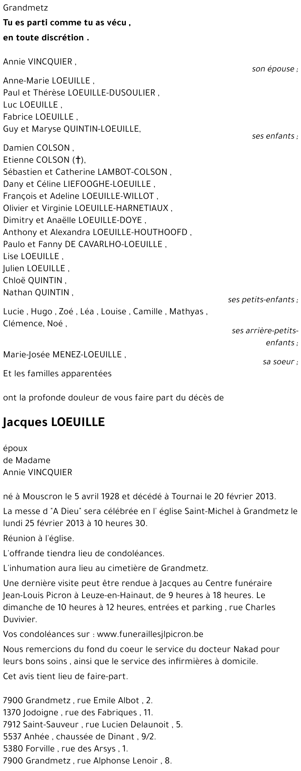 Jacques LOEUILLE