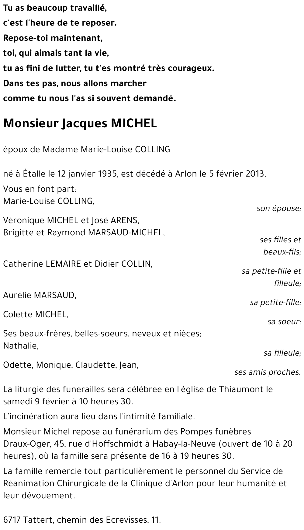 Jacques MICHEL