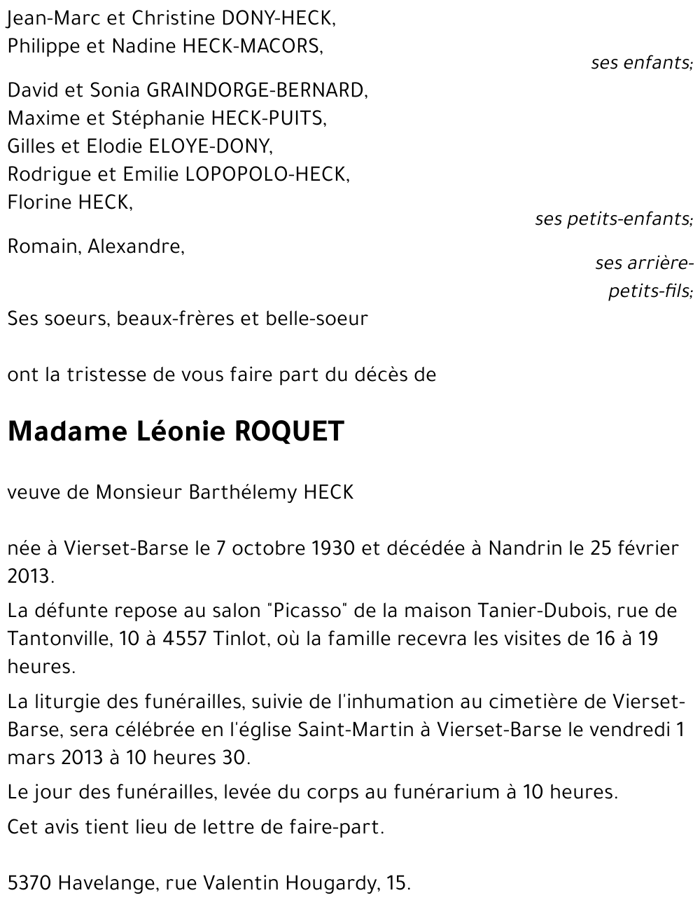 Léonie ROQUET