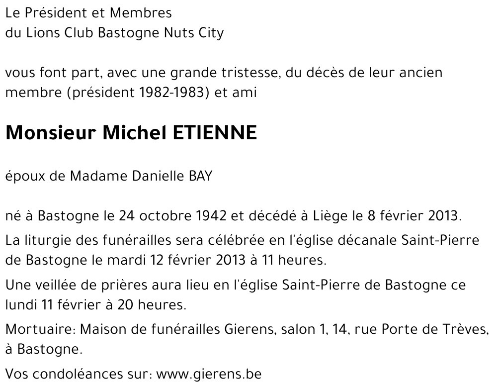 Michel ETIENNE