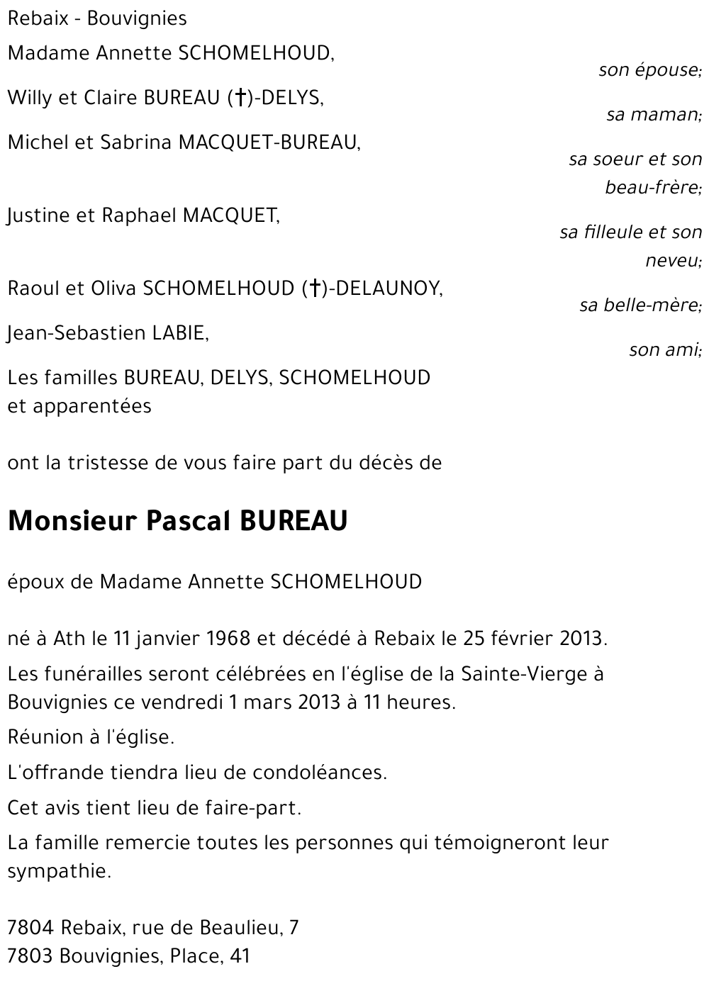 Pascal BUREAU