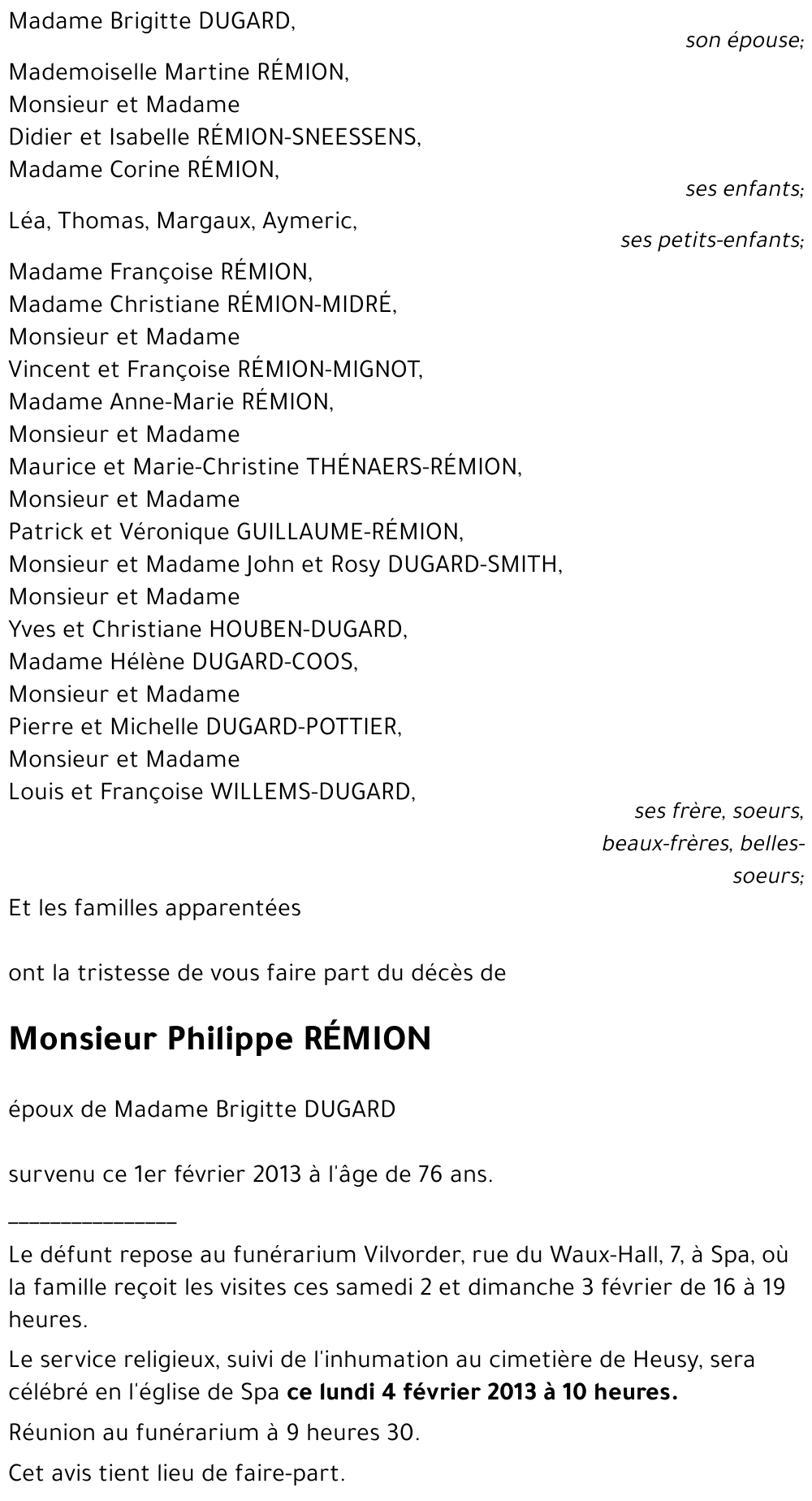 Philippe REMION