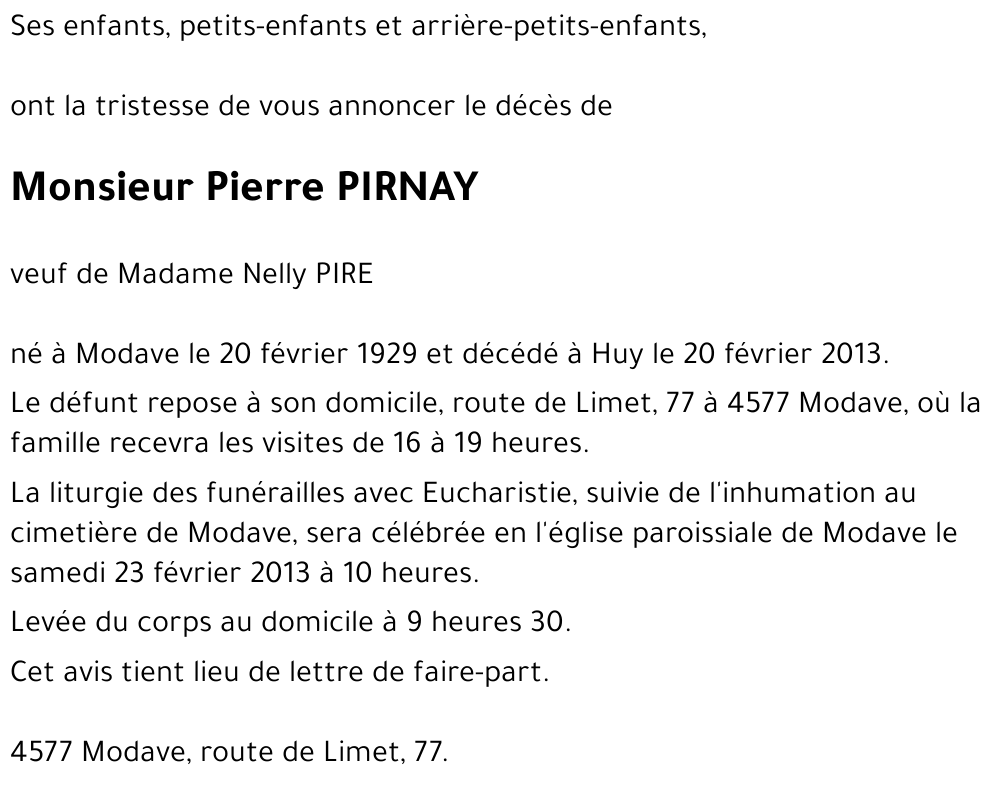 Pierre PIRNAY
