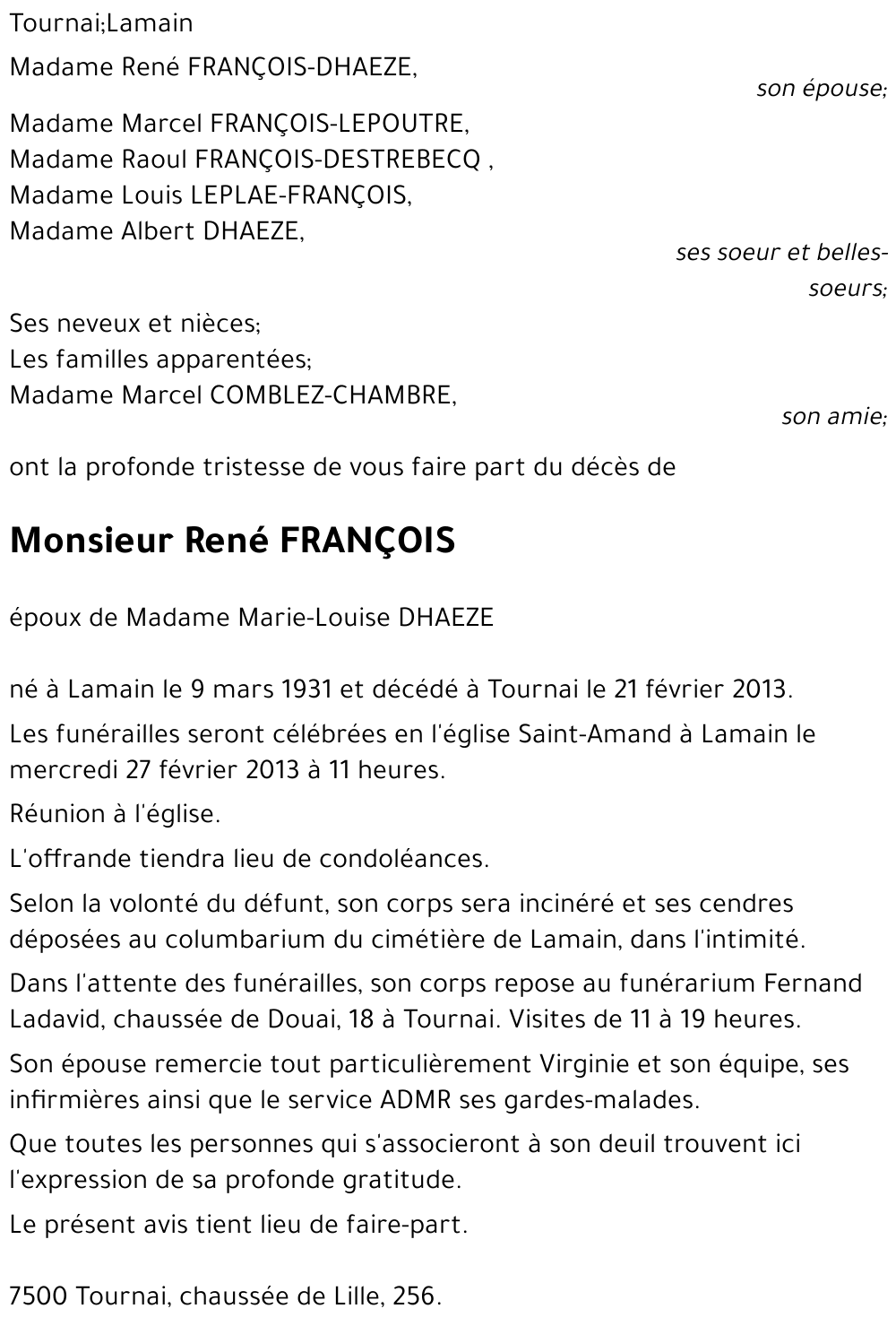 René FRANCOIS