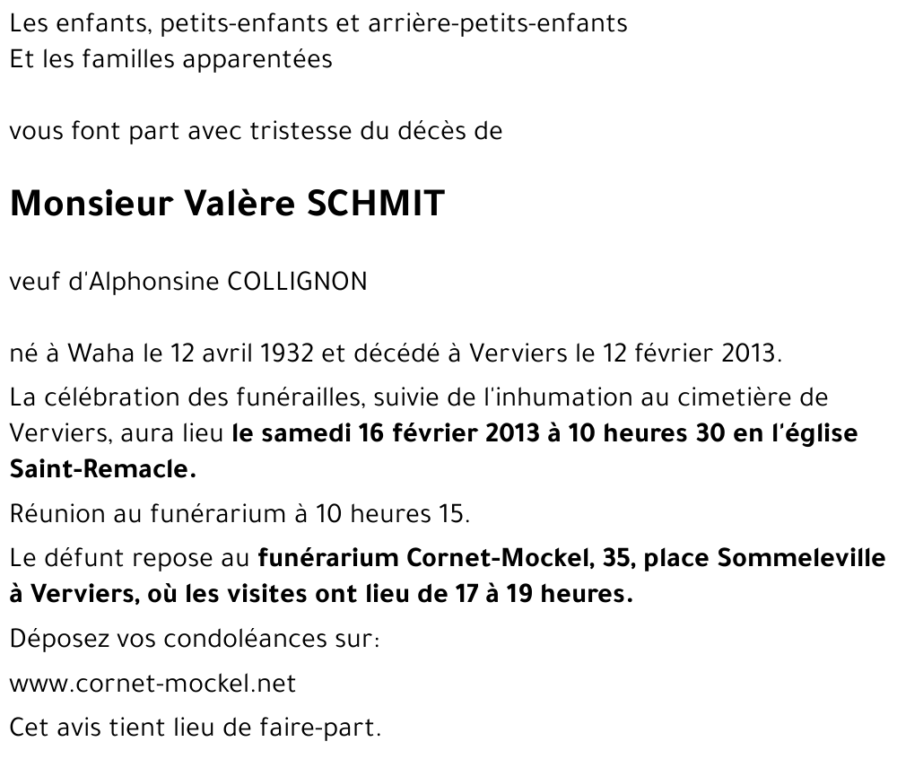 Valère SCHMIT