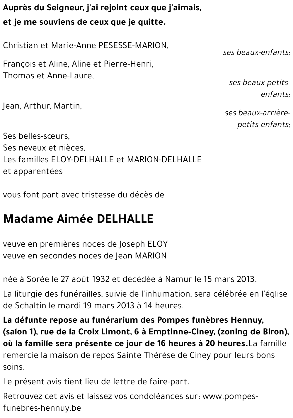 Aimée DELHALLE