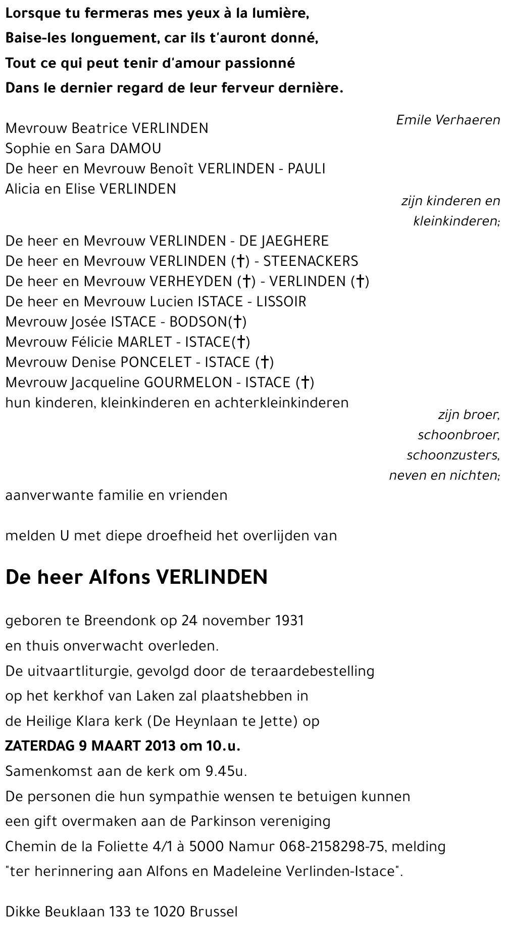 Alfons VERLINDEN
