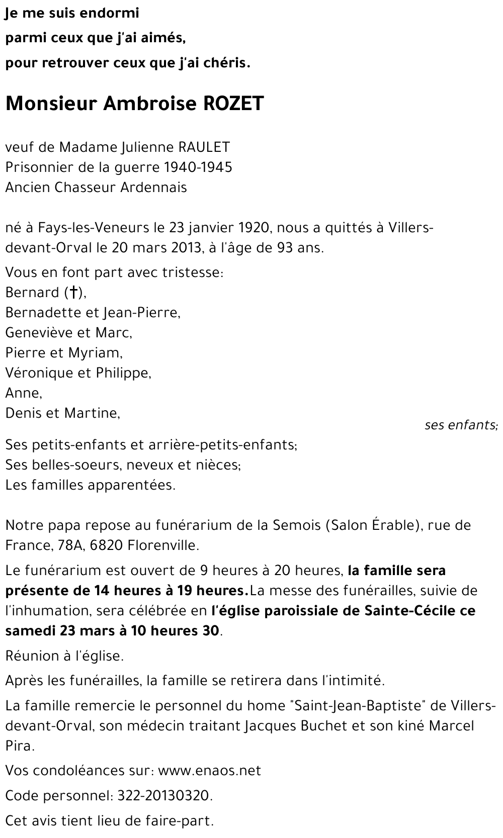 Ambroise ROZET