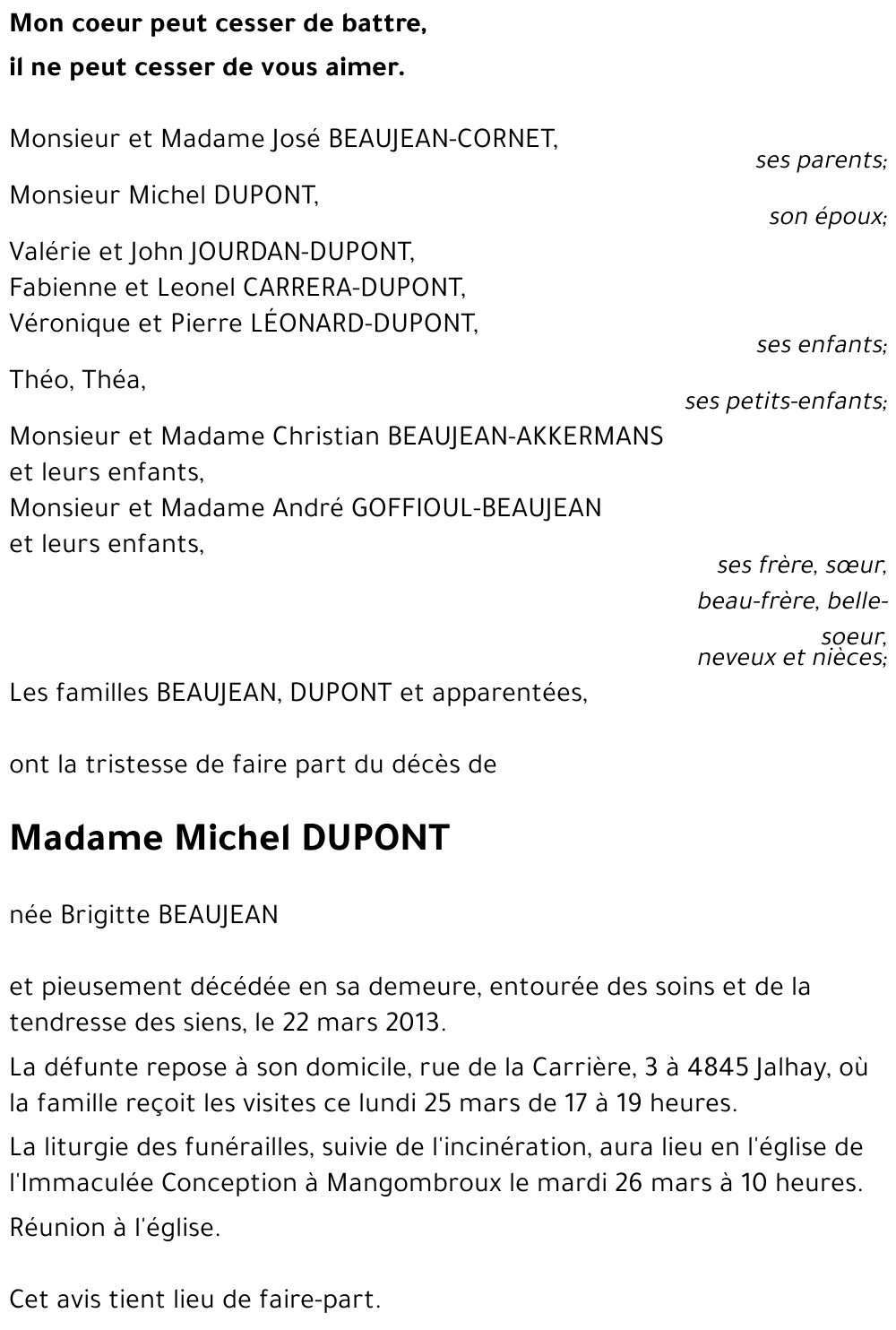Brigitte BEAUJEAN