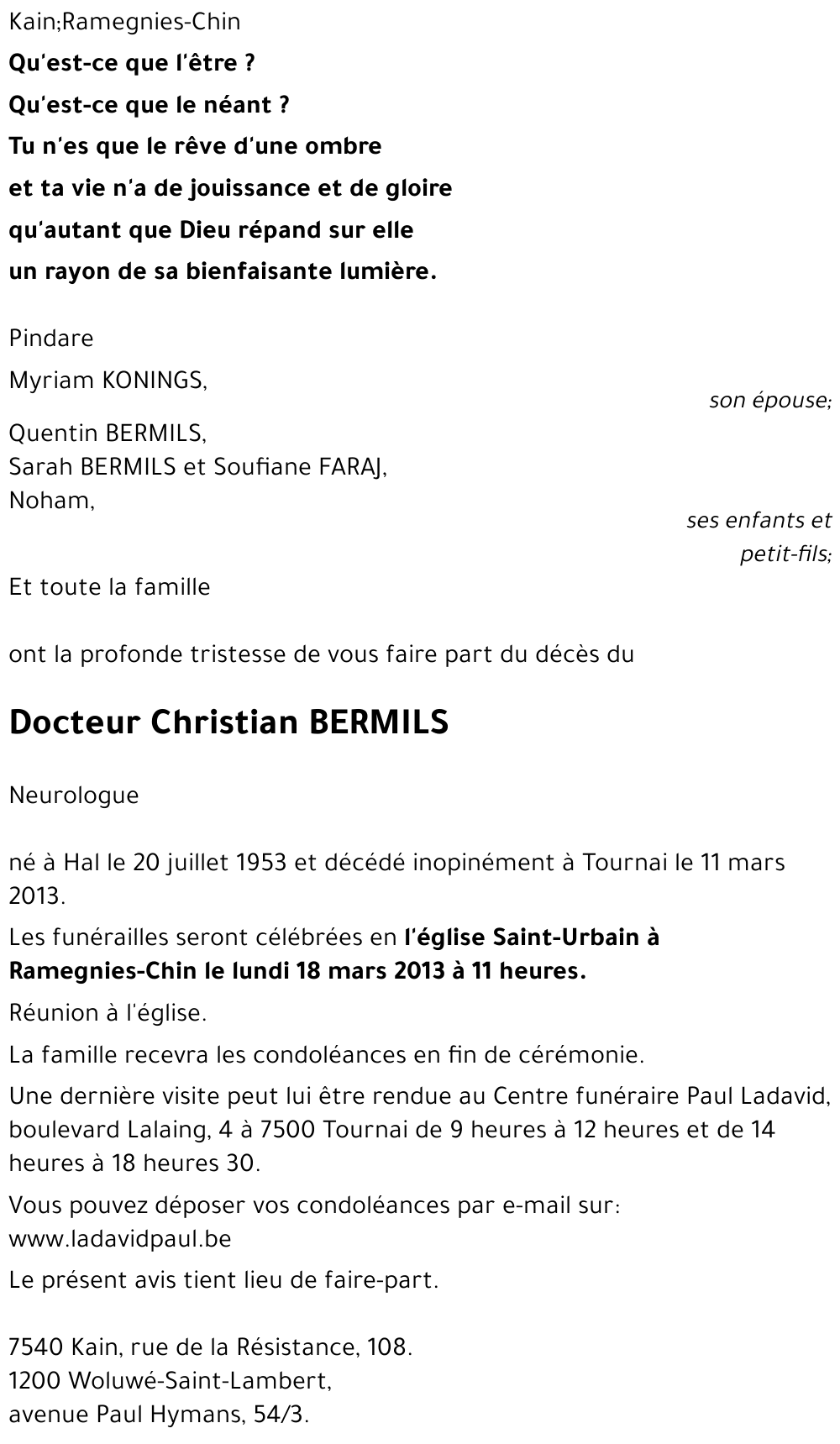 Christian BERMILS