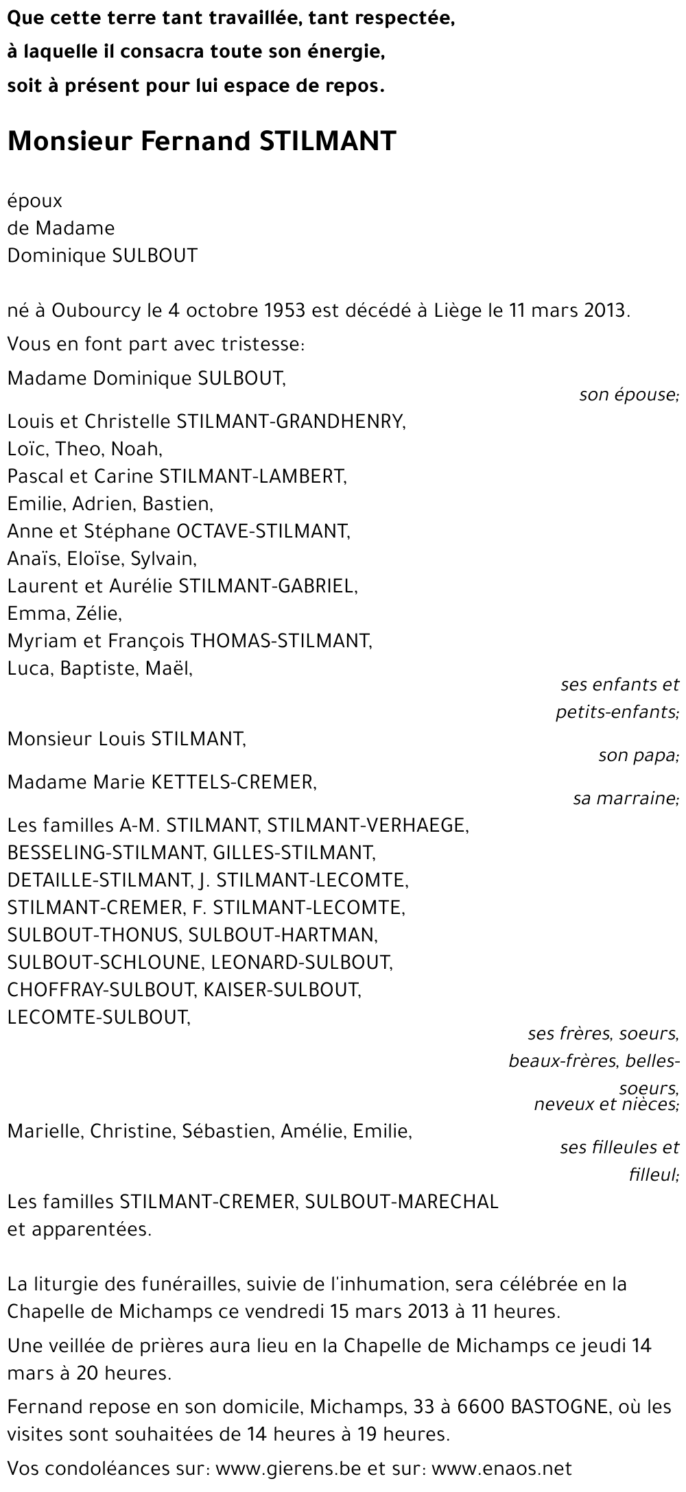 Fernand STILMANT