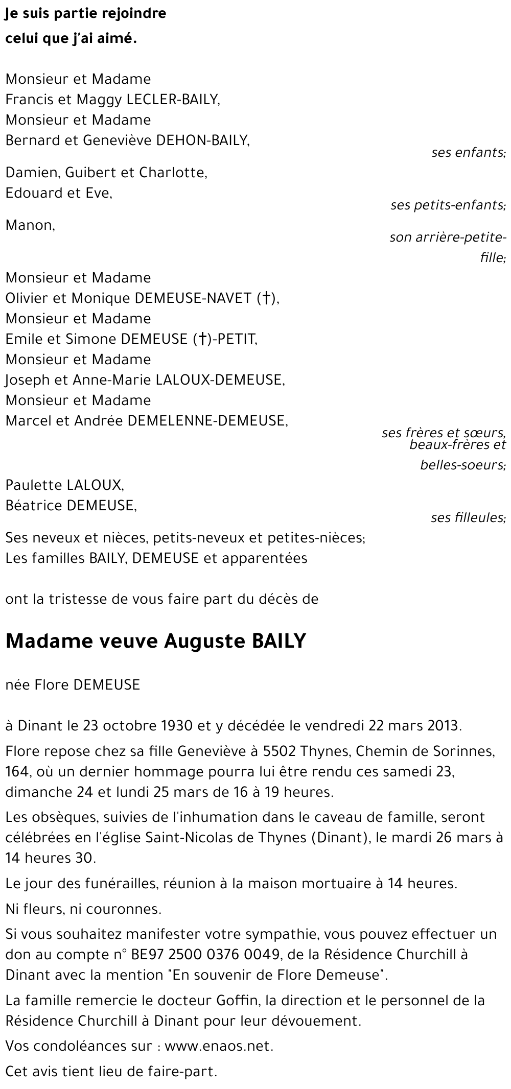 Flore DEMEUSE