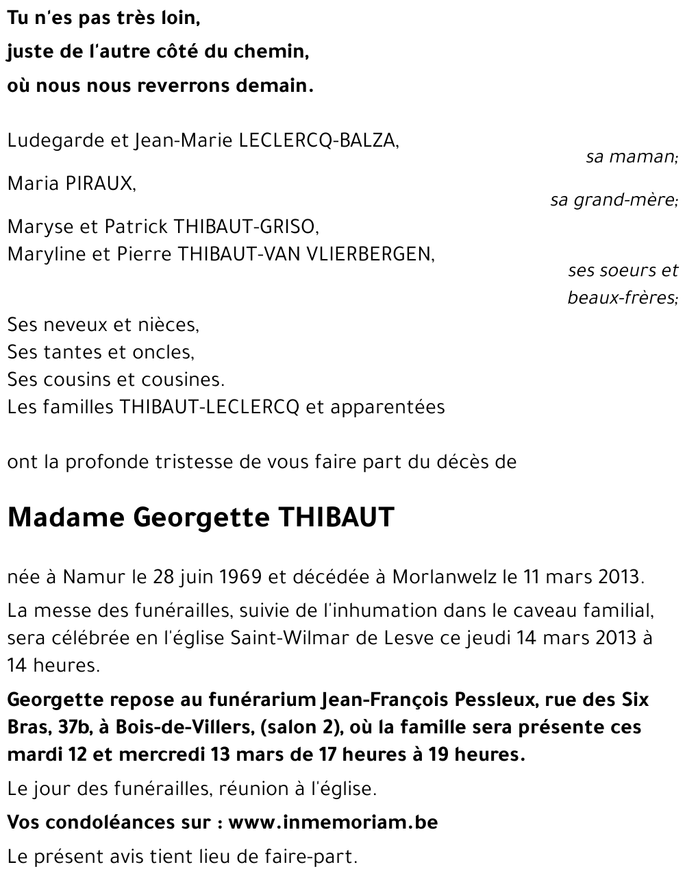 Georgette THIBAUT