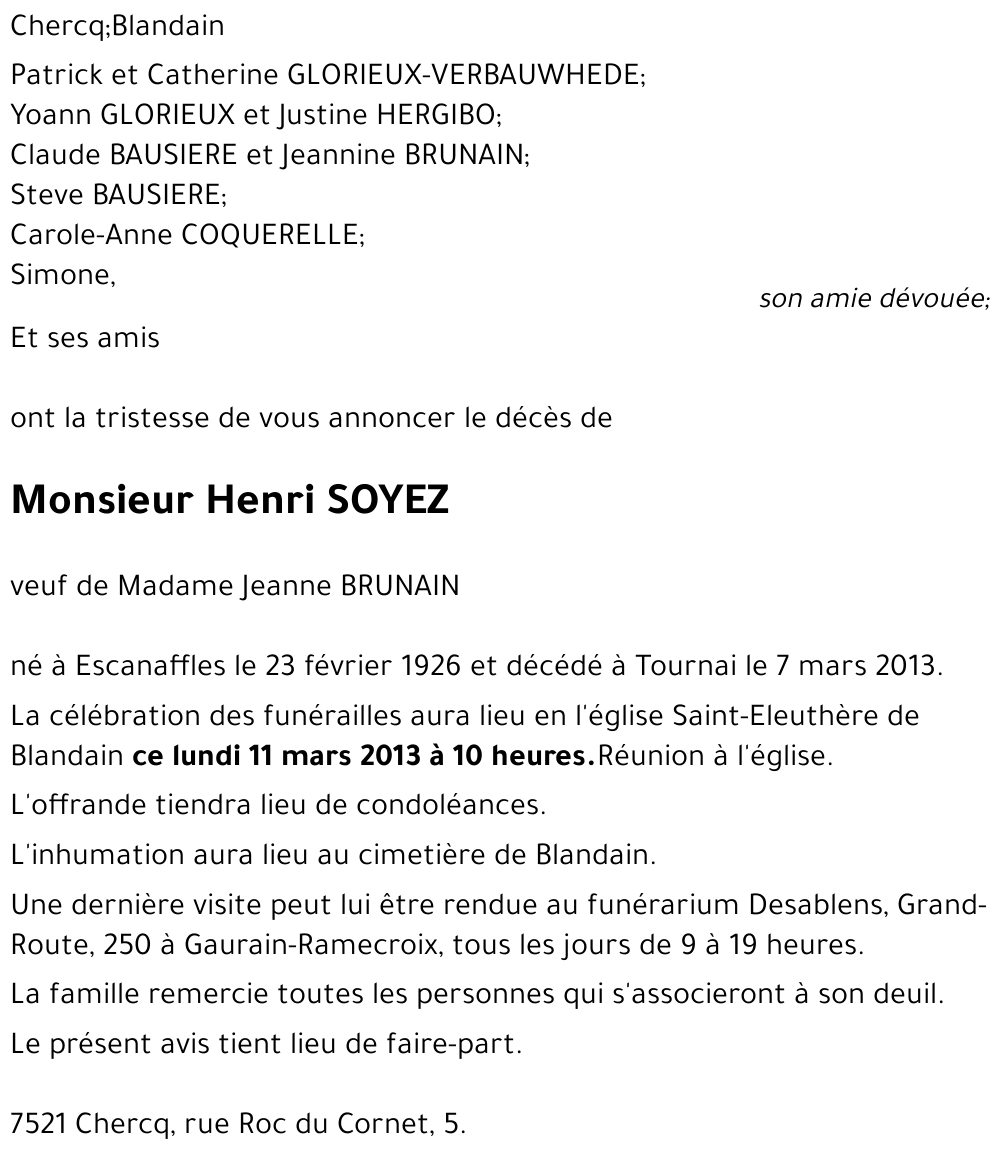 Henri SOYEZ