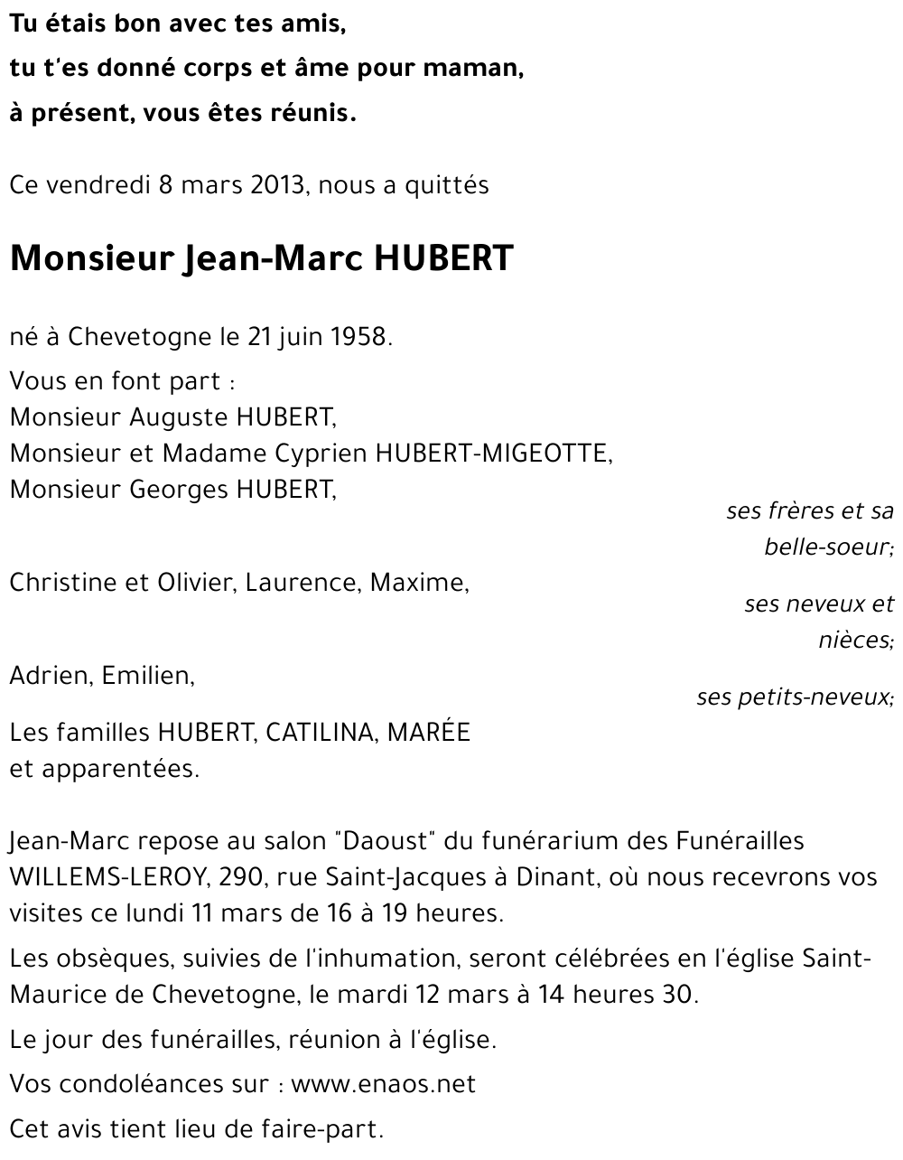 Jean-Marc HUBERT