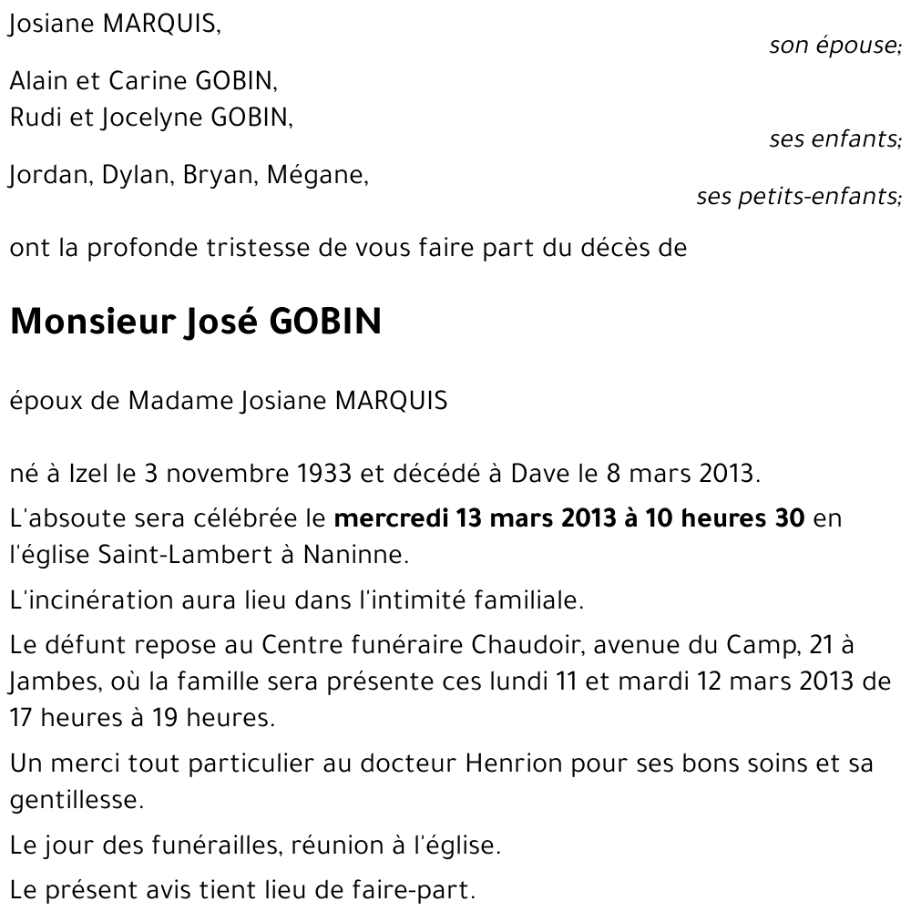 José GOBIN