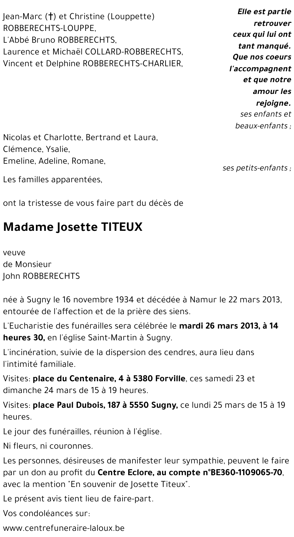 Josette TITEUX