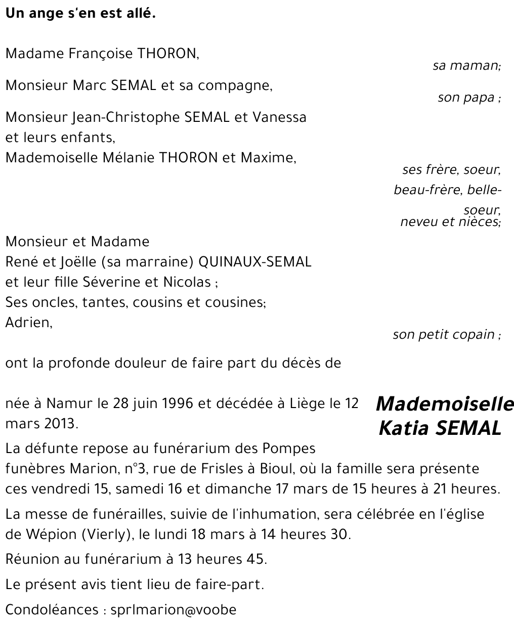 Katia SEMAL