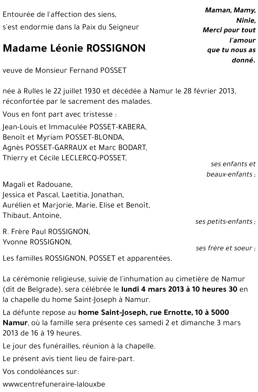 Léonie ROSSIGNON