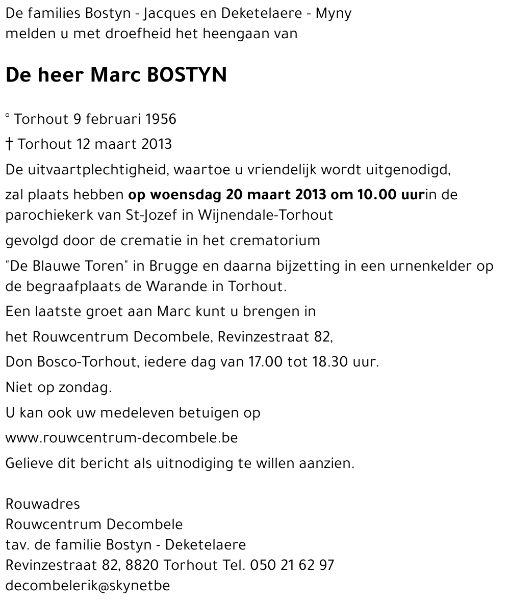Marc BOSTYN
