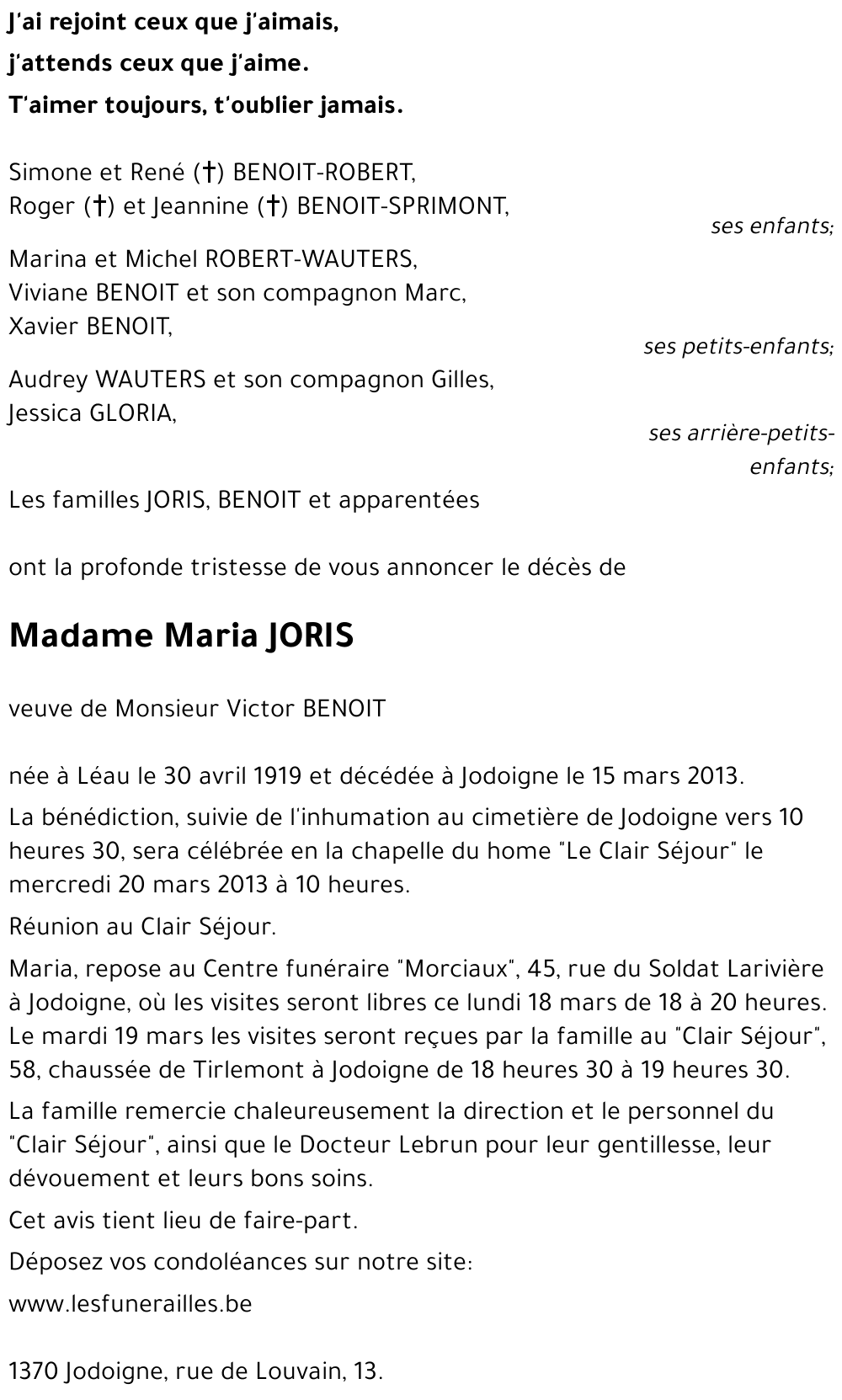 Maria JORIS
