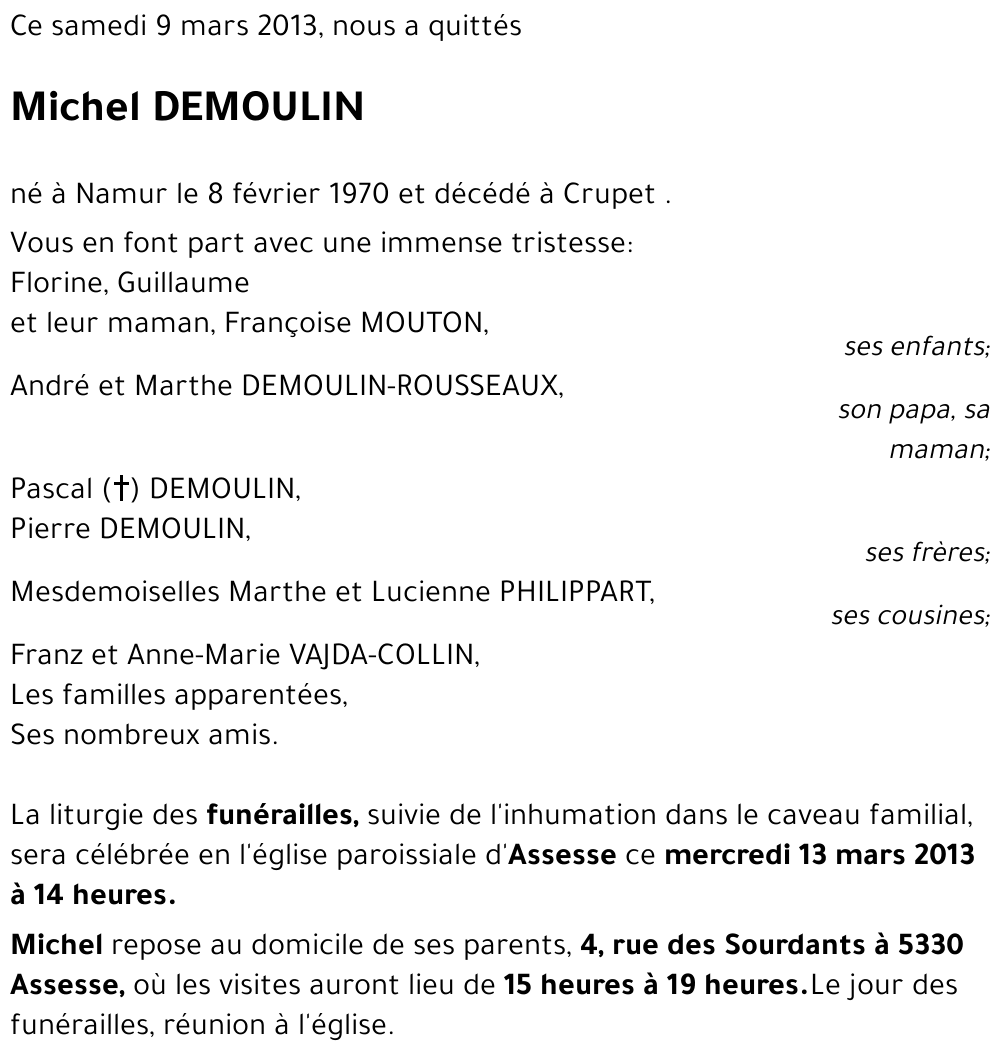 Michel DEMOULIN