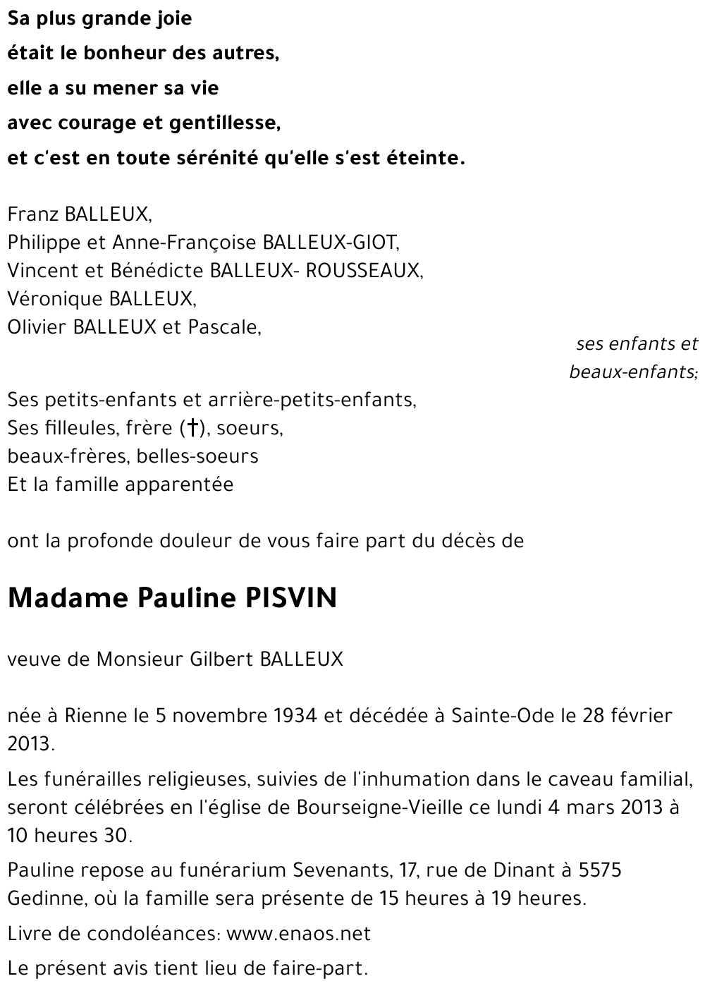 Pauline PISVIN