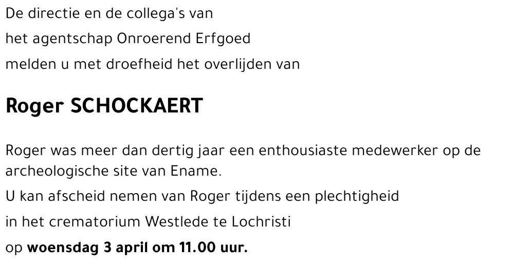Roger SCHOCKAERT