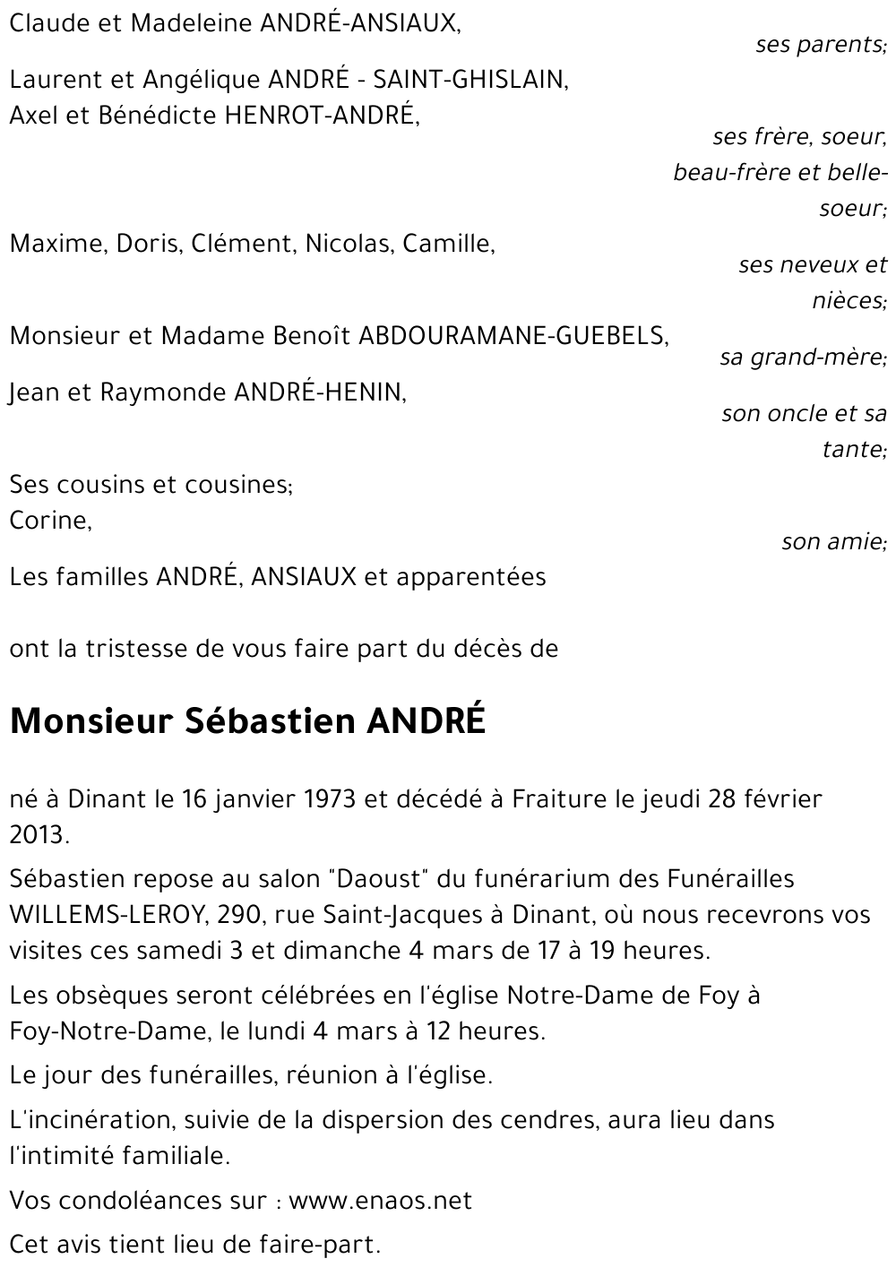 Sébastien ANDRÉ