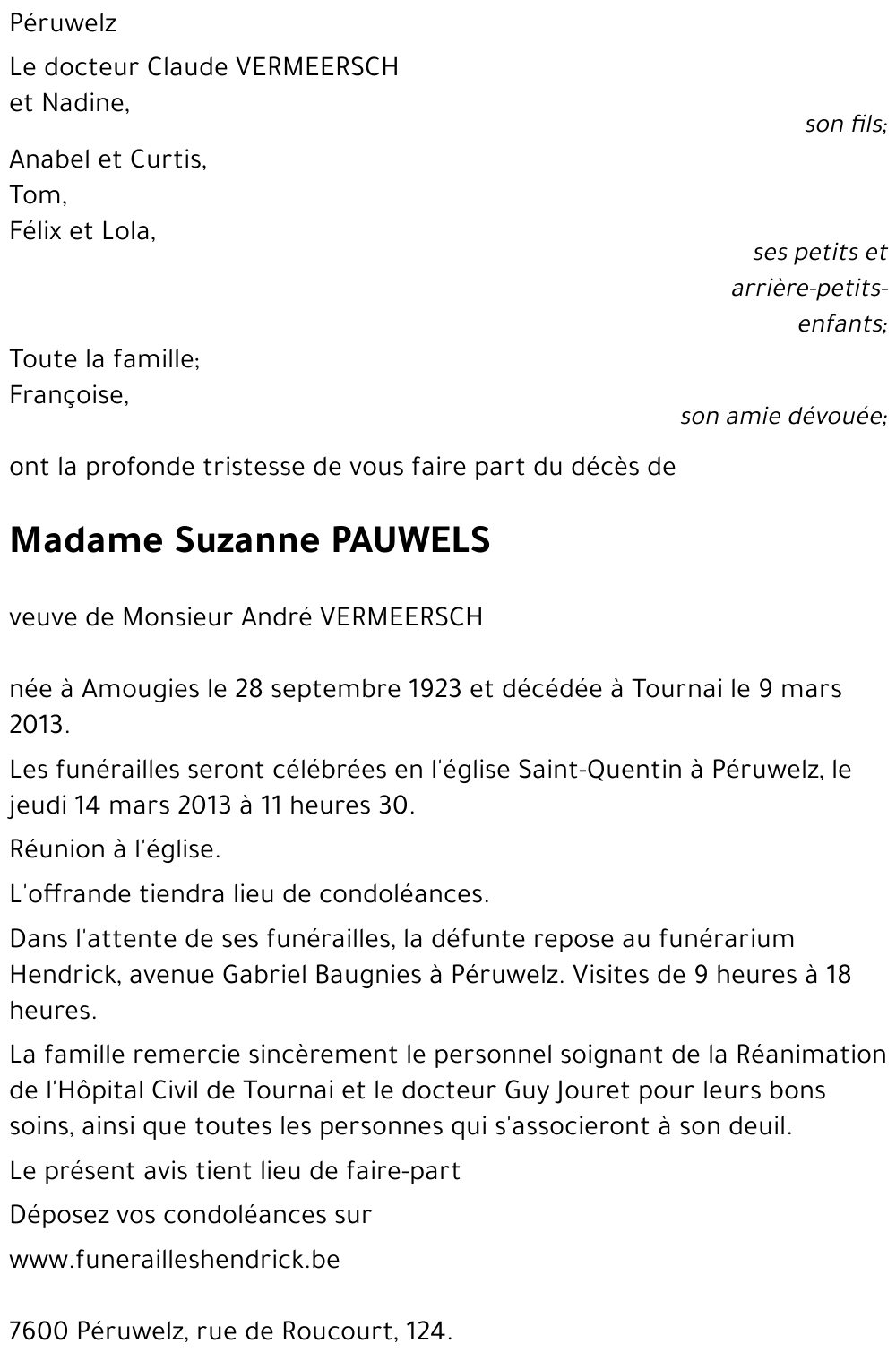Suzanne PAUWELS