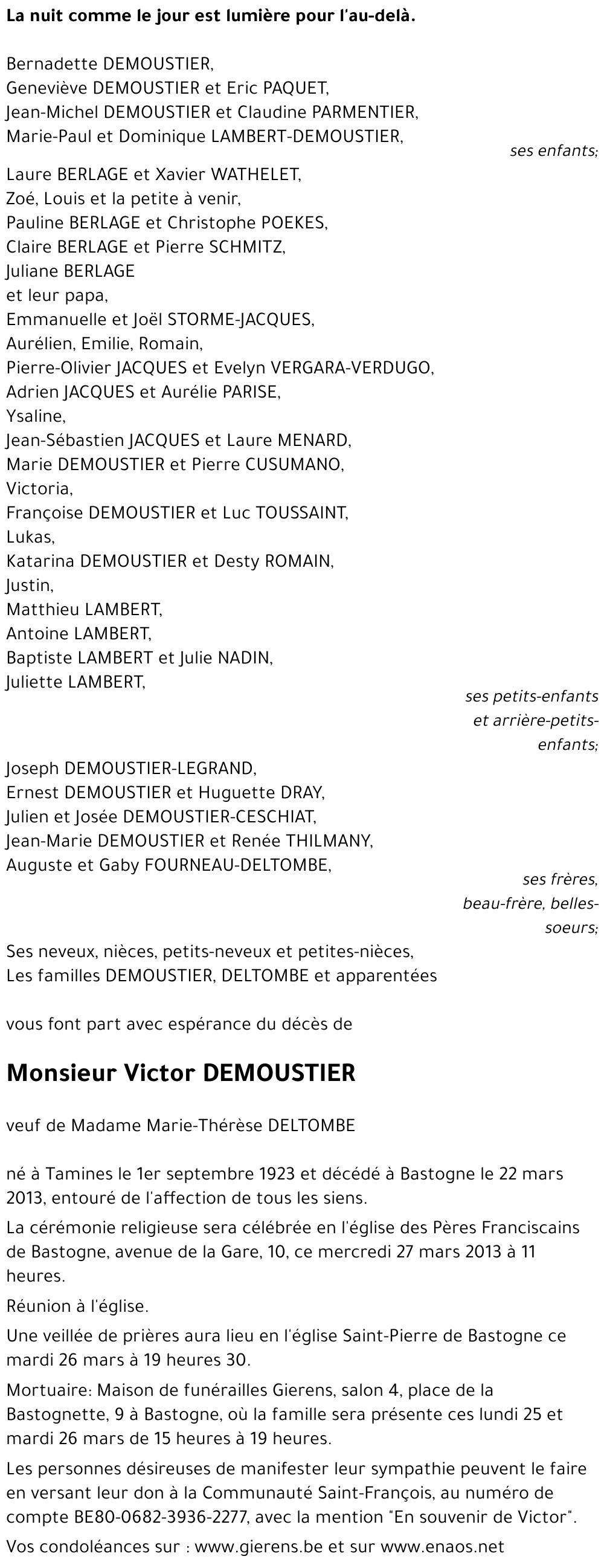 Victor DEMOUSTIER