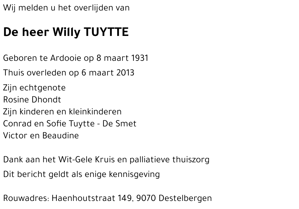 Willy TUYTTE