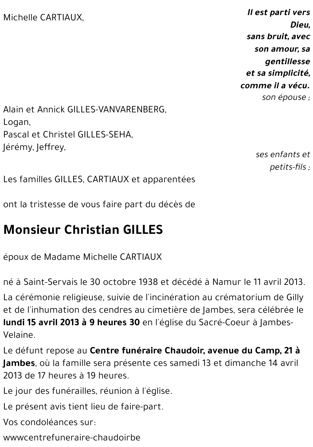 Christian GILLES