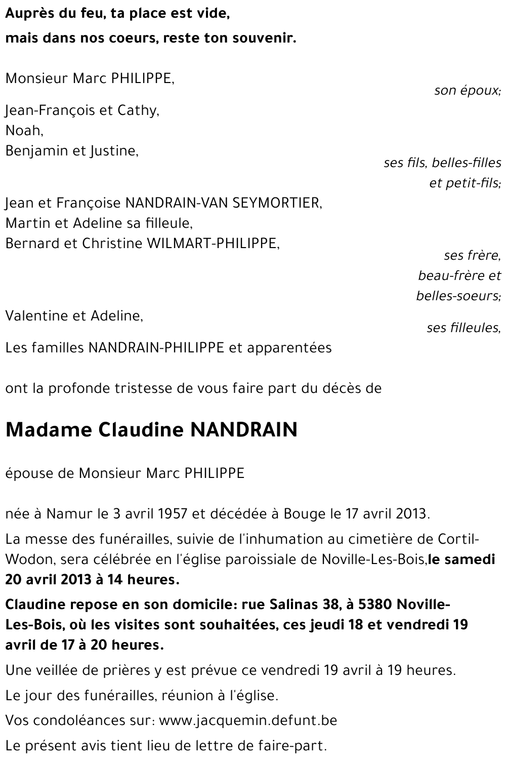 Claudine NANDRAIN