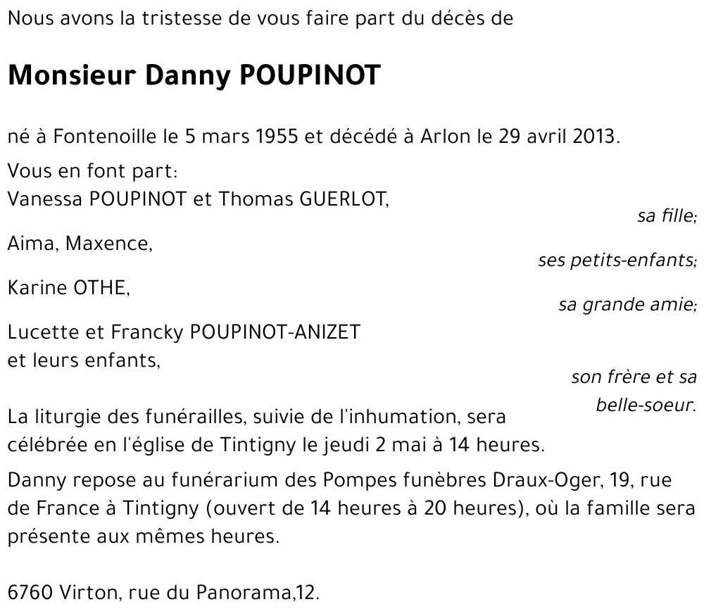 Danny POUPINOT