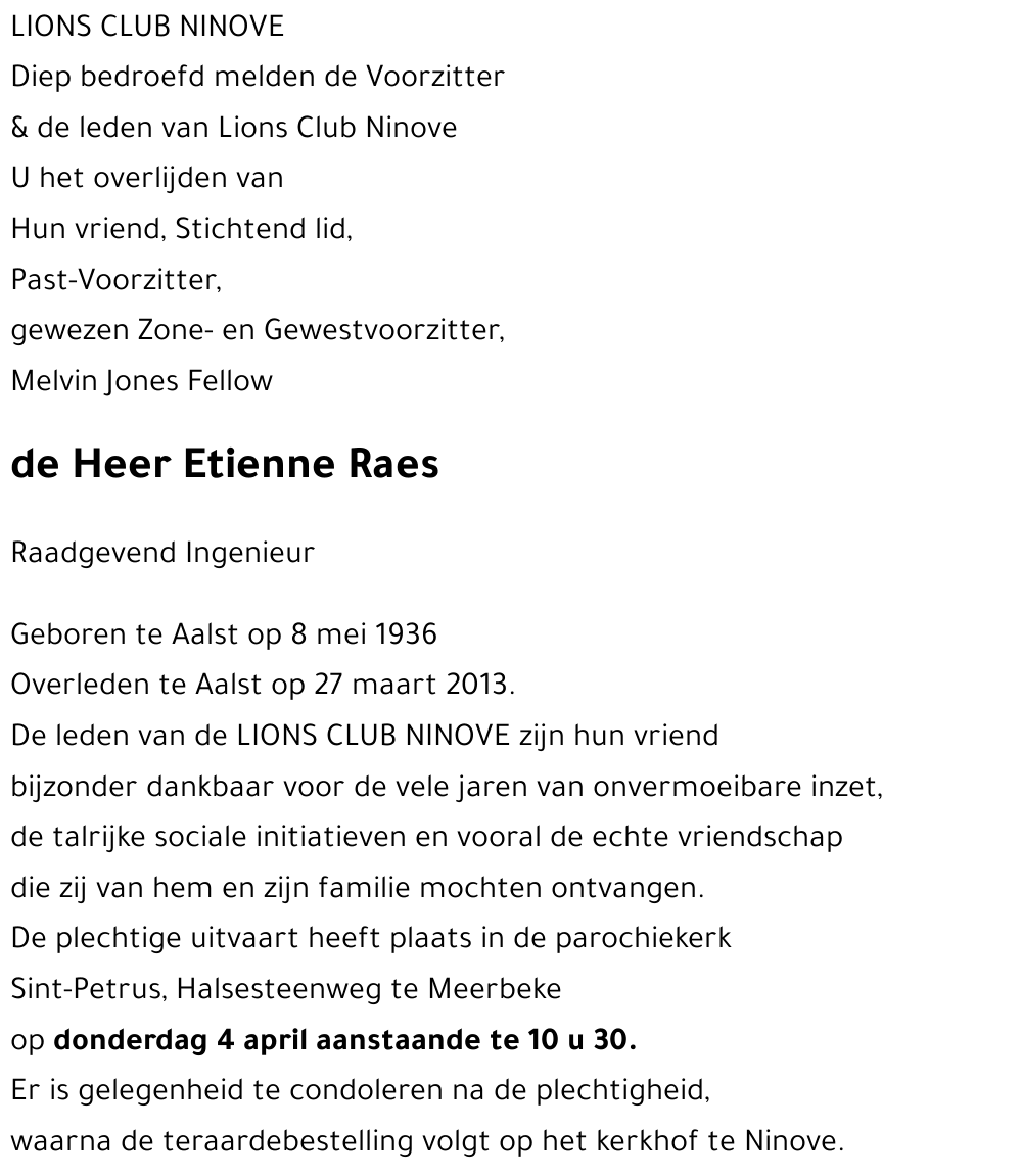 Etienne Raes
