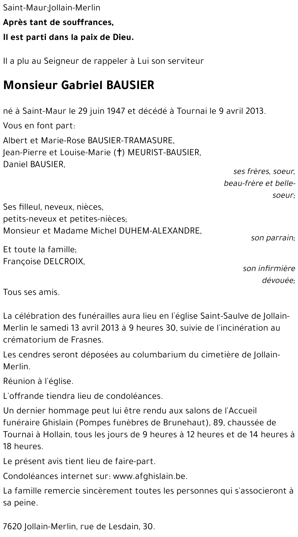Gabriel BAUSIER